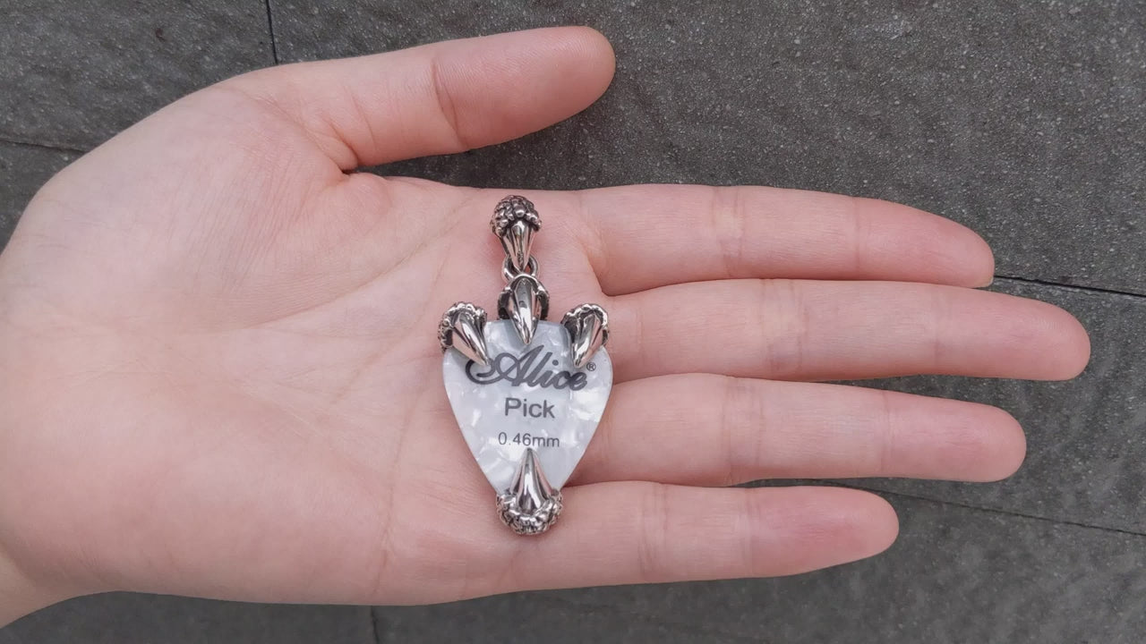 Dragon Claw Pick Holder — Musician's Pendant | Bikerringshop