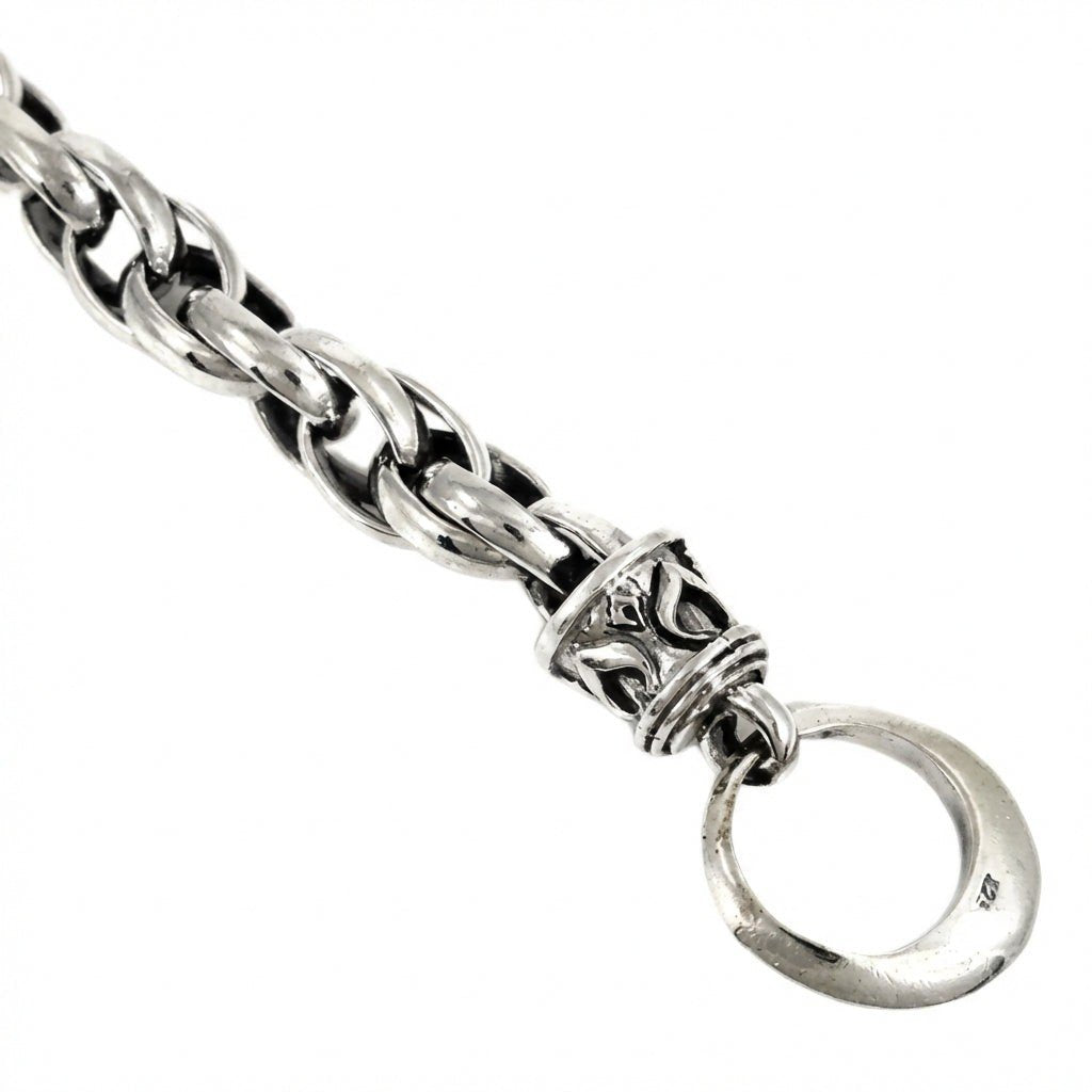 Bracciale Donna Tuscany Silver | Catena Corda Intrecciata In Argento 925 | Regolabile 18-20 Cm | In Confezione Regalo - 3