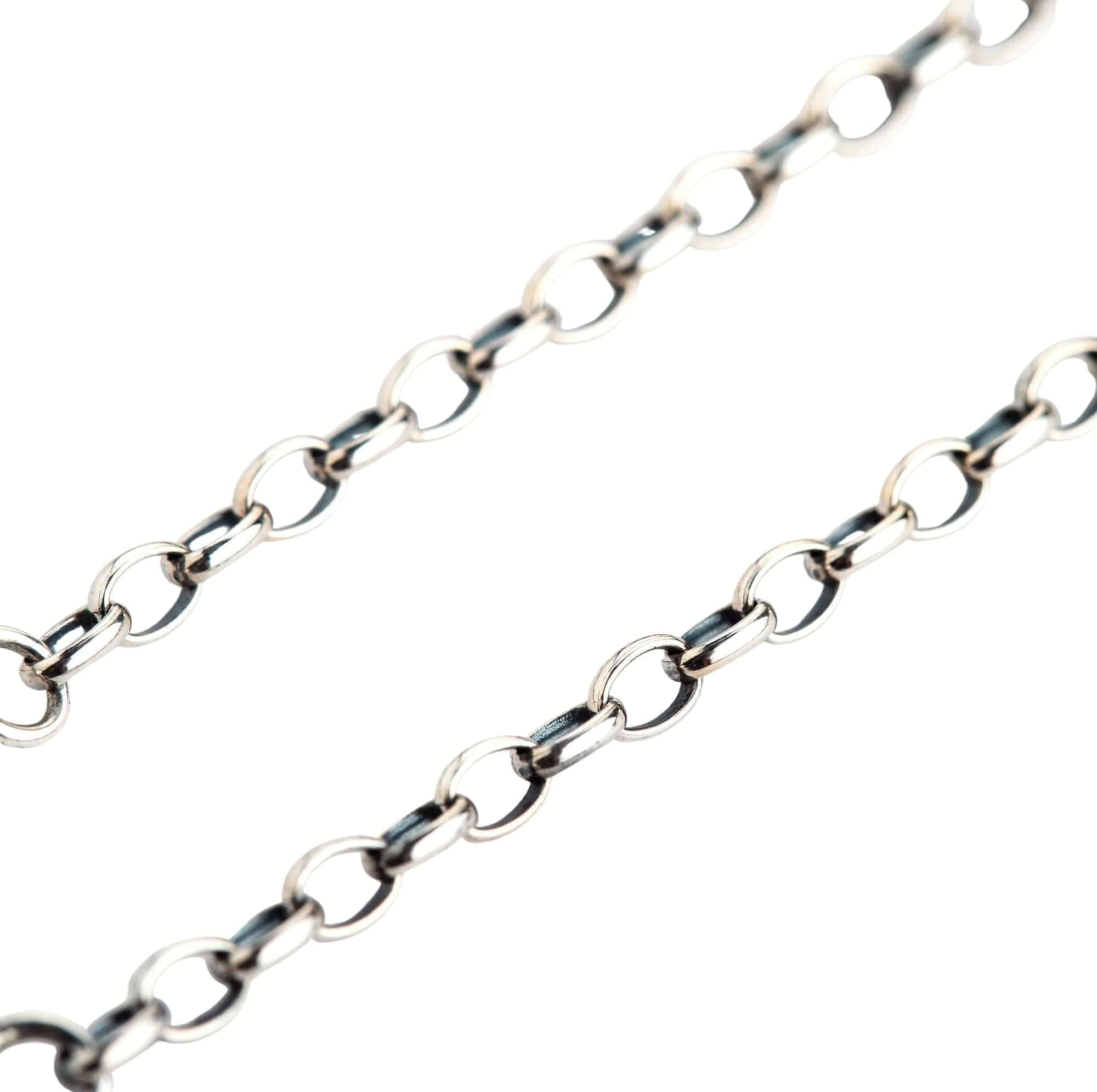 Collana Rolo in argento sterling 925 da 2 mm Collana Rolo in argento sterling 925 da 2 mm