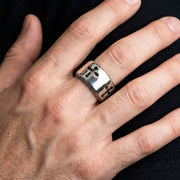 silver-cut-out-cross-ring-wide