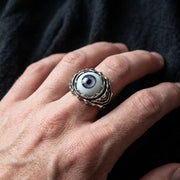 Monster Eyeball Ring — ゴシックホラー シルバーリング