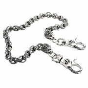 Lion Head Wallet Chain — Handcrafted Heavyweight Statement