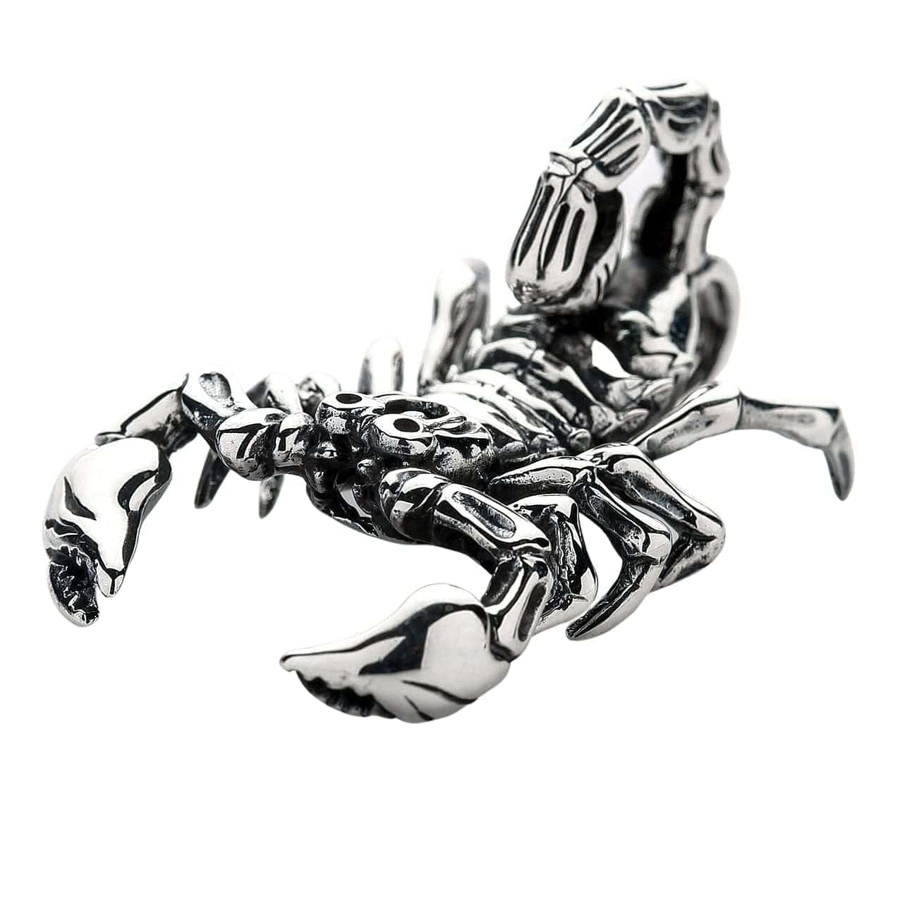 Pendentif Scorpion En Argent Sterling 925 - Design Détaillé, Noirci - Cadeau Original Pour Homme Et Femme