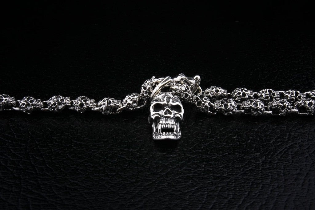 Croce Crocifisso Biker Gotico Argento Sterling Contrassegnata Croce Crocifisso Biker Gotico Argento Sterling Contrassegnata