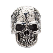 Tough Men Head 925 Sterling Silver Skull Ring