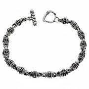 The tribal roller bracelet made from solid 925 sterling silver