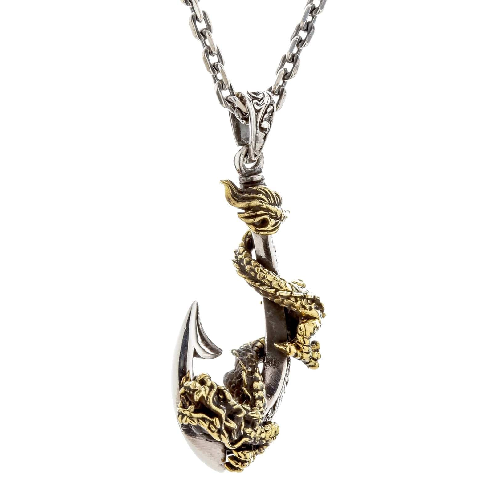 dragon fish hook Hawaiian Necklace Scrimshaw Back Horn Design Earthbound Pacific Tan The Dragon Fish Hook Pendant fuses a Polynesian Hei Matau fishhook in solid.925 sterling silver with a full https://tna-tackle-llc.myshopify.com/products/s-f-dragon