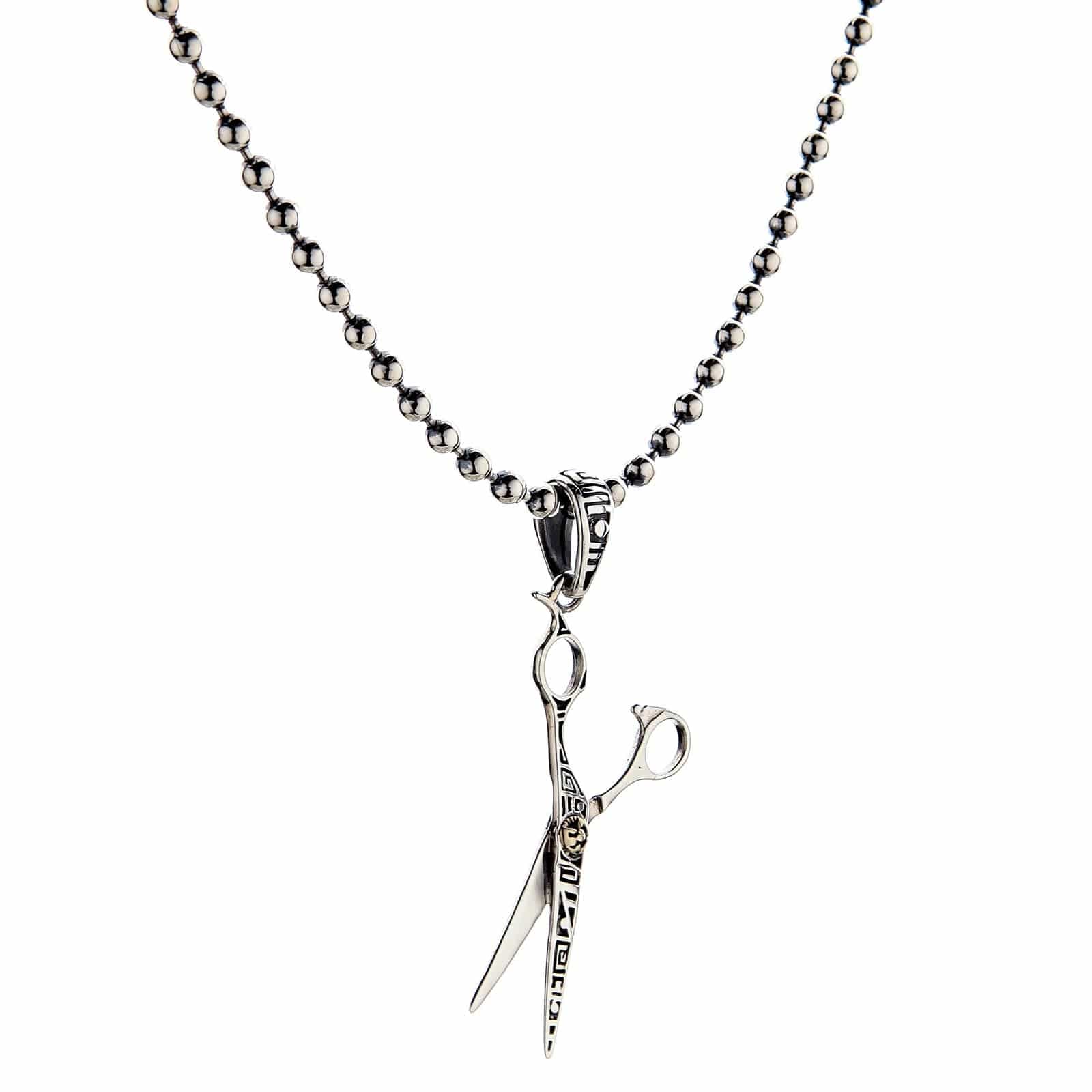 FORBICE CIONDOLO ARGENTO RODIATO ORO BIANCO ALTA MANIFATTURA FORBICE CIONDOLO ARGENTO RODIATO ORO BIANCO ALTA MANIFATTURA