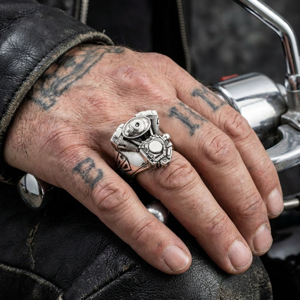 Orecchini da motociclista in argento sterling – Gioielli da motociclista fatti a mano per donna - Italia Orecchini da motociclista in argento sterling – Gioielli da motociclista fatti a mano per donna - Italia