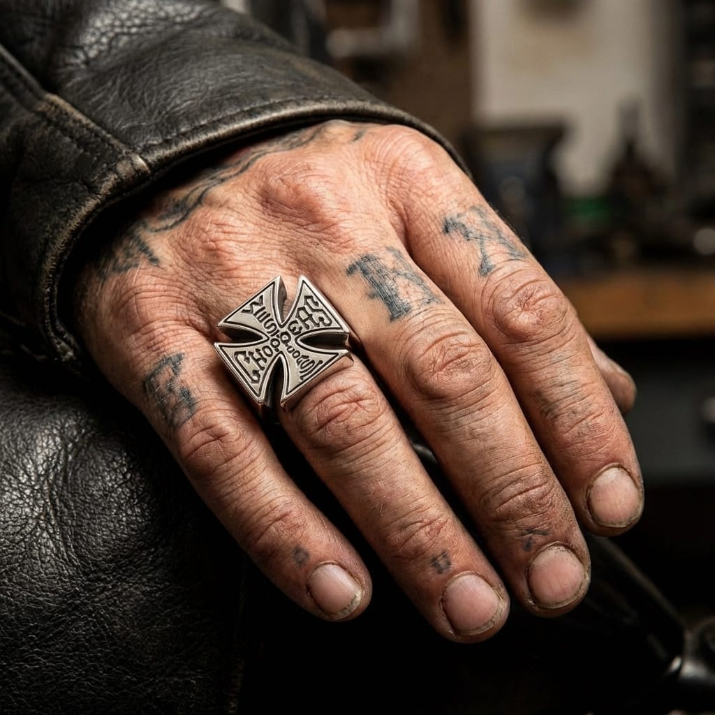 West Coast Choppers バイカーリング — Jesse James レジェンド