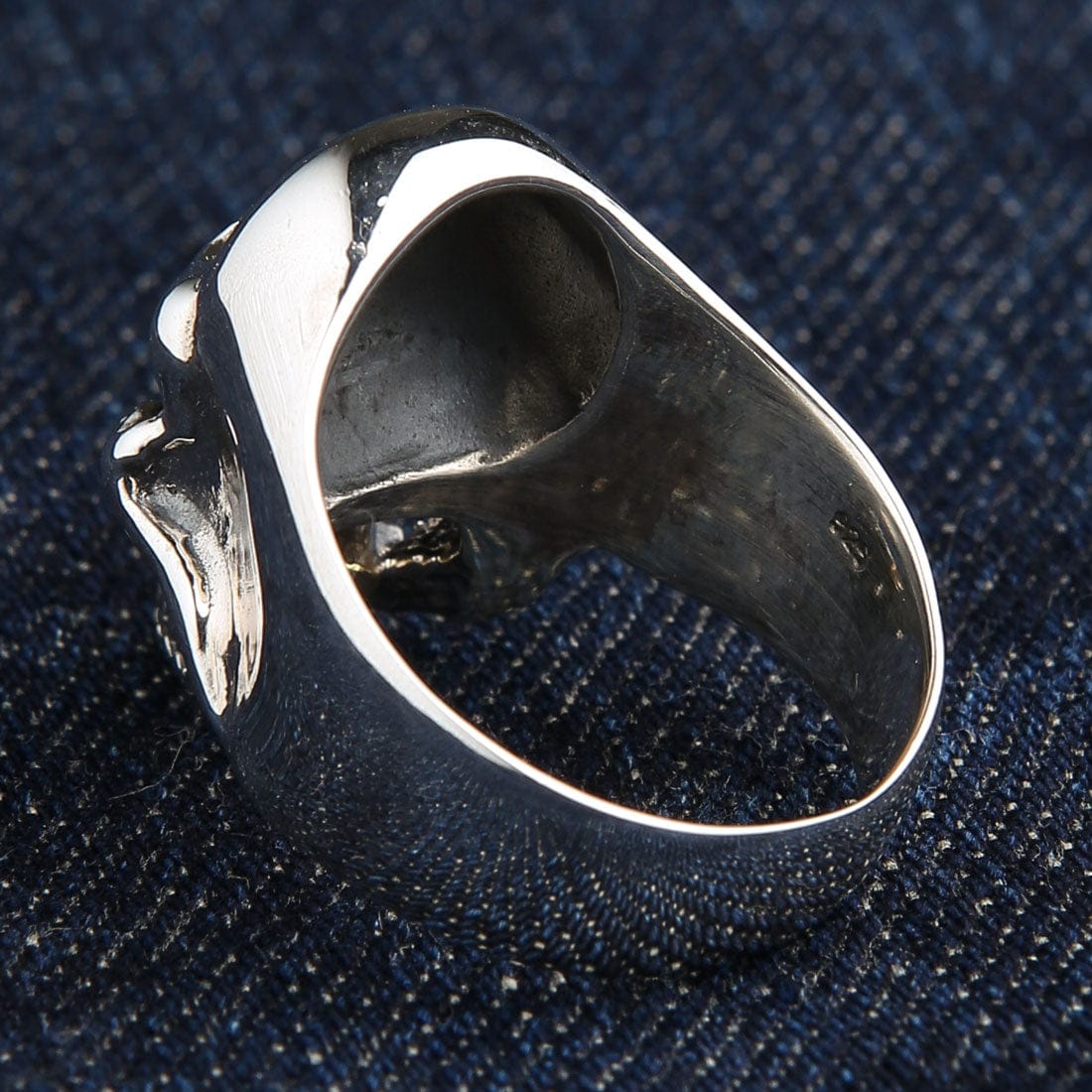 Anello Con Teschio, Anello Con Teschio In Argento Sterling, Anello - Foto 2