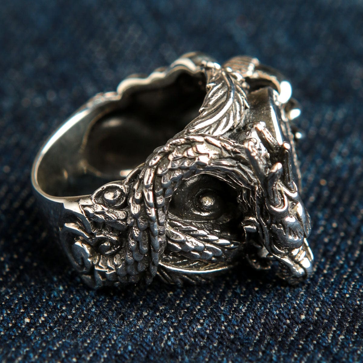Buy Sterling Silver Dragon Ring, Chinese Dragon, Animal Ring, Fire, Gypsy,  Festival Jewelry, Adjustable, Renaissance, Outfit Online in India - Etsy