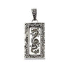 colgante de dragón de plata de ley
