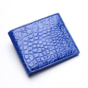 blue stomach crocodile wallet