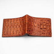 crocodile head skin wallet