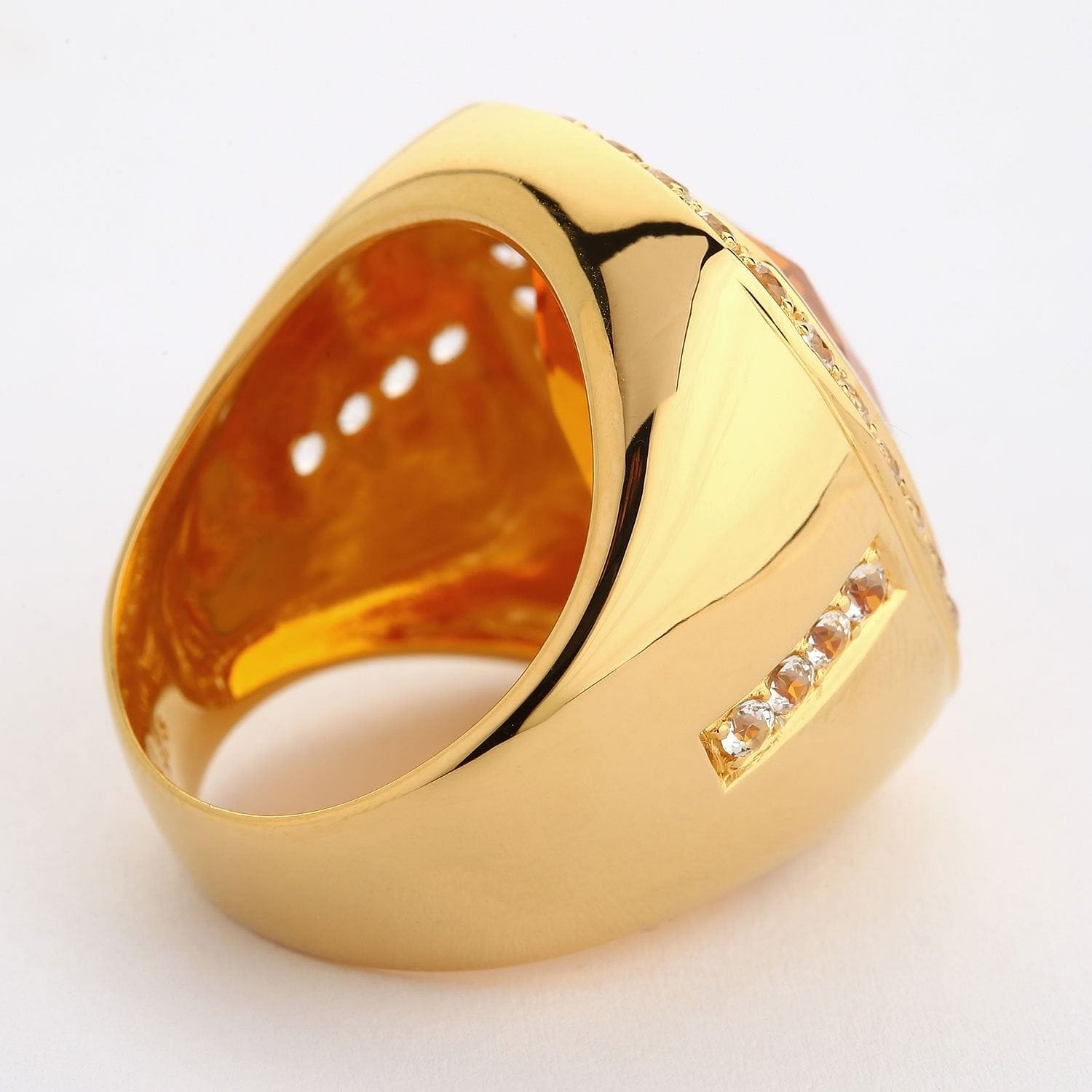 Gabriel & Co. 14K Yellow Gold Garnet Mens Ring in Sand Blast Finish |  Skeie's Jewelers