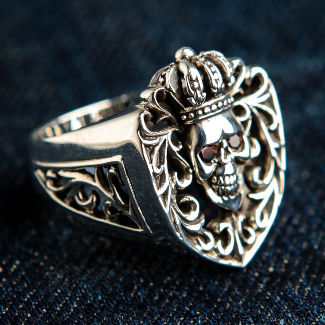 Mens Ring Skull Crown | Skull Ring Men Accessories | Mens Skull Rings Sale  - Men White - Aliexpress