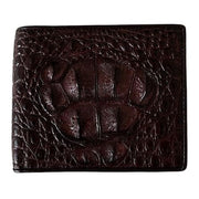 dark brown crocodile wallet