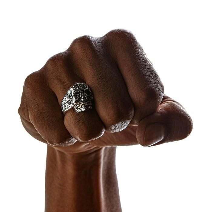 PEPIFY Anello Colorato Con Teschio Di Zucchero Giorno Dei - Foto 10