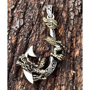 fishhook dragon pendant