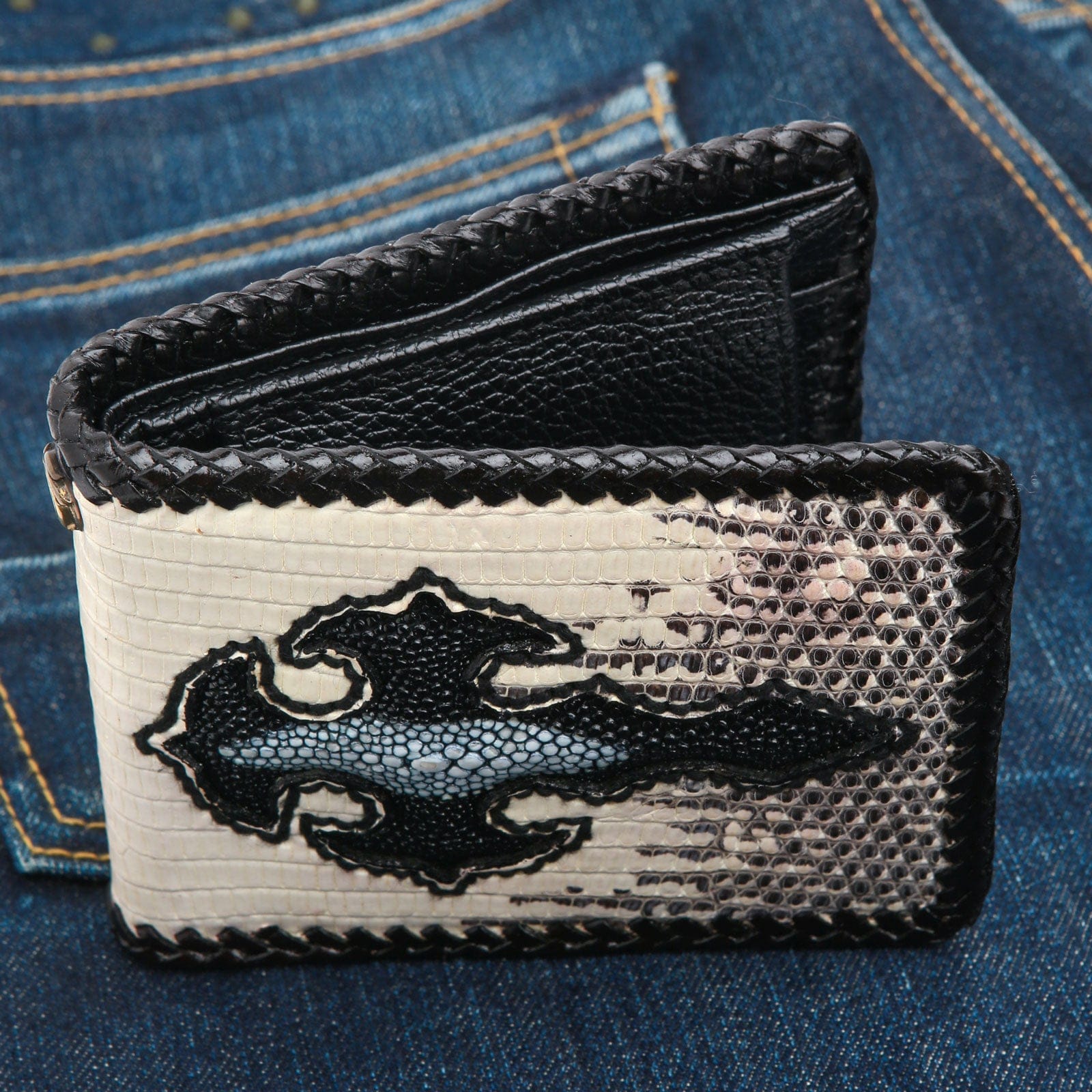 Shark Alligator Wallet Custom Mens Wallets - Real Mens Wallets