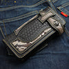 portefeuille biker cowboy western en cuir véritable pour homme