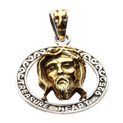 gold jesus pendant