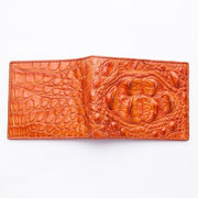 tan genuine crocodile skin wallet