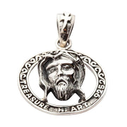 sterling silver jesus pendant