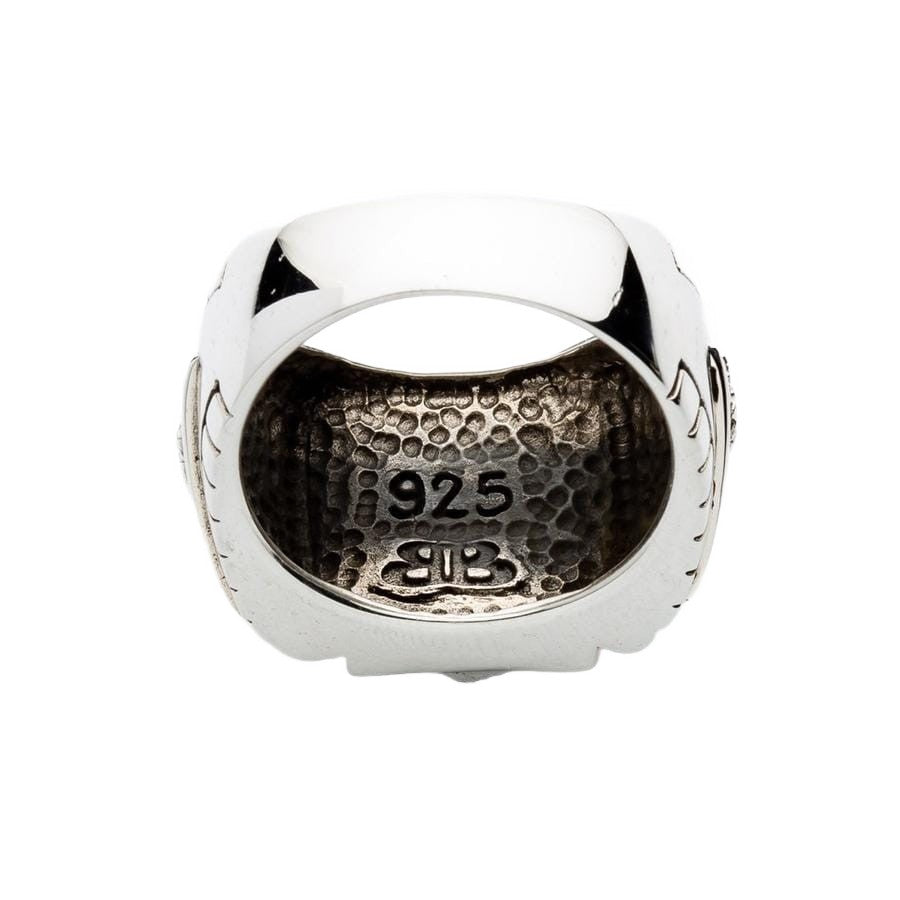Effy Sterling Onyx Double Eagle Ring in Silver Effy Sterling Onyx Double Eagle Ring in Silver