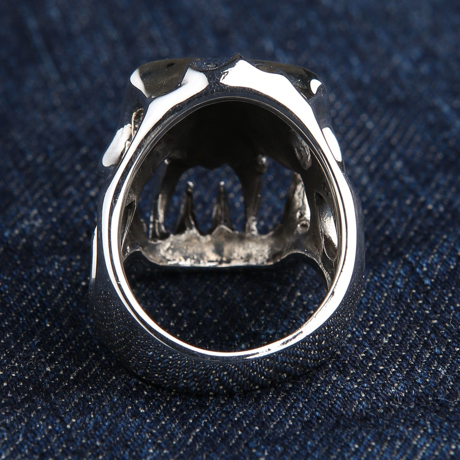 Anelli in argento Sterling 925, anello di fidanzamento con occhio di demone e gufo, stile retrò, aperto, regolabile, anello di fidanzamento, anello di nozze, regalo da donna Anelli in argento Sterling 925, anello di fidanzamento con occhio di demone e gufo, stile retrò, aperto, regolabile, anello di fidanzamento, anello di nozze, regalo da donna