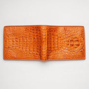 light brown crocodile wallet