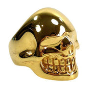 Gold Metalic Skull Ring