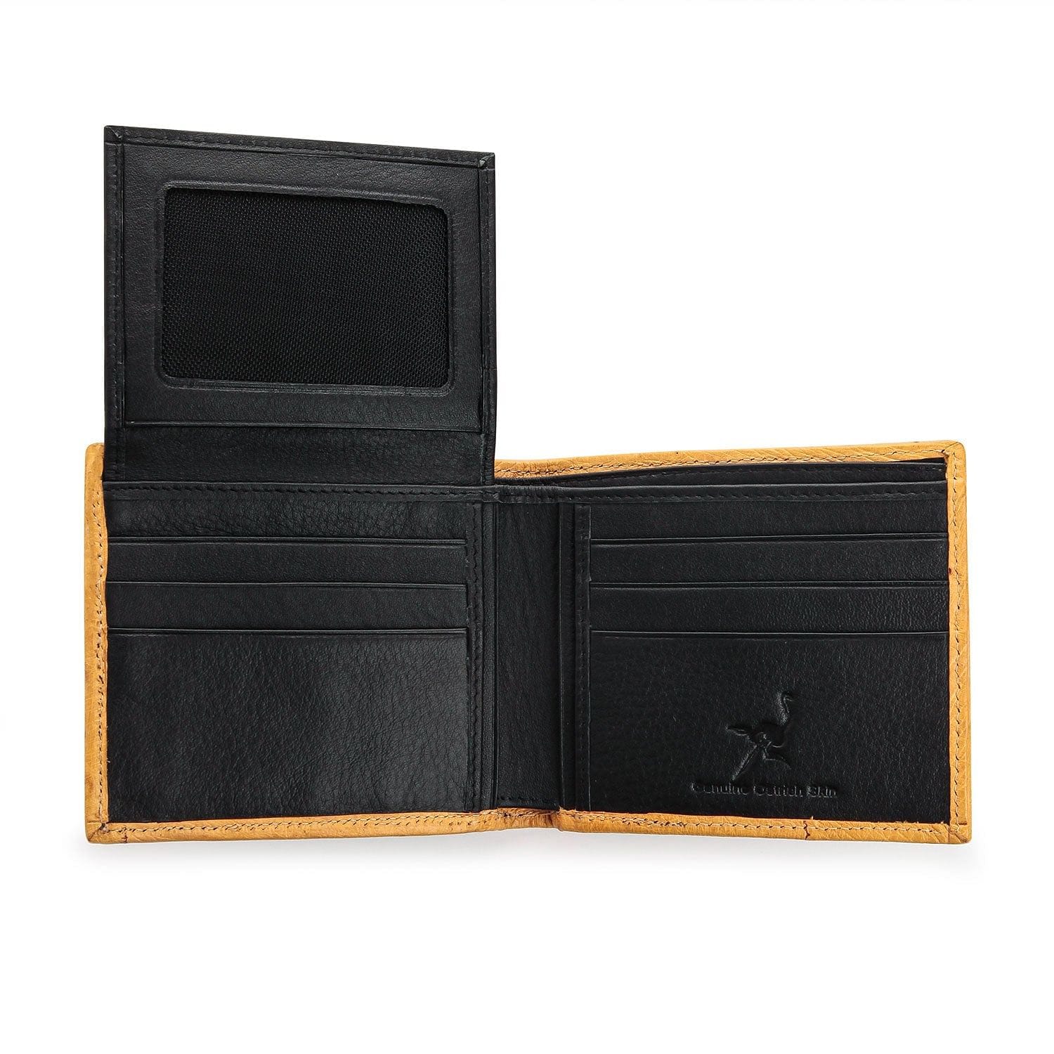 Ostrich wallet Hermès Black in Ostrich - 36697118