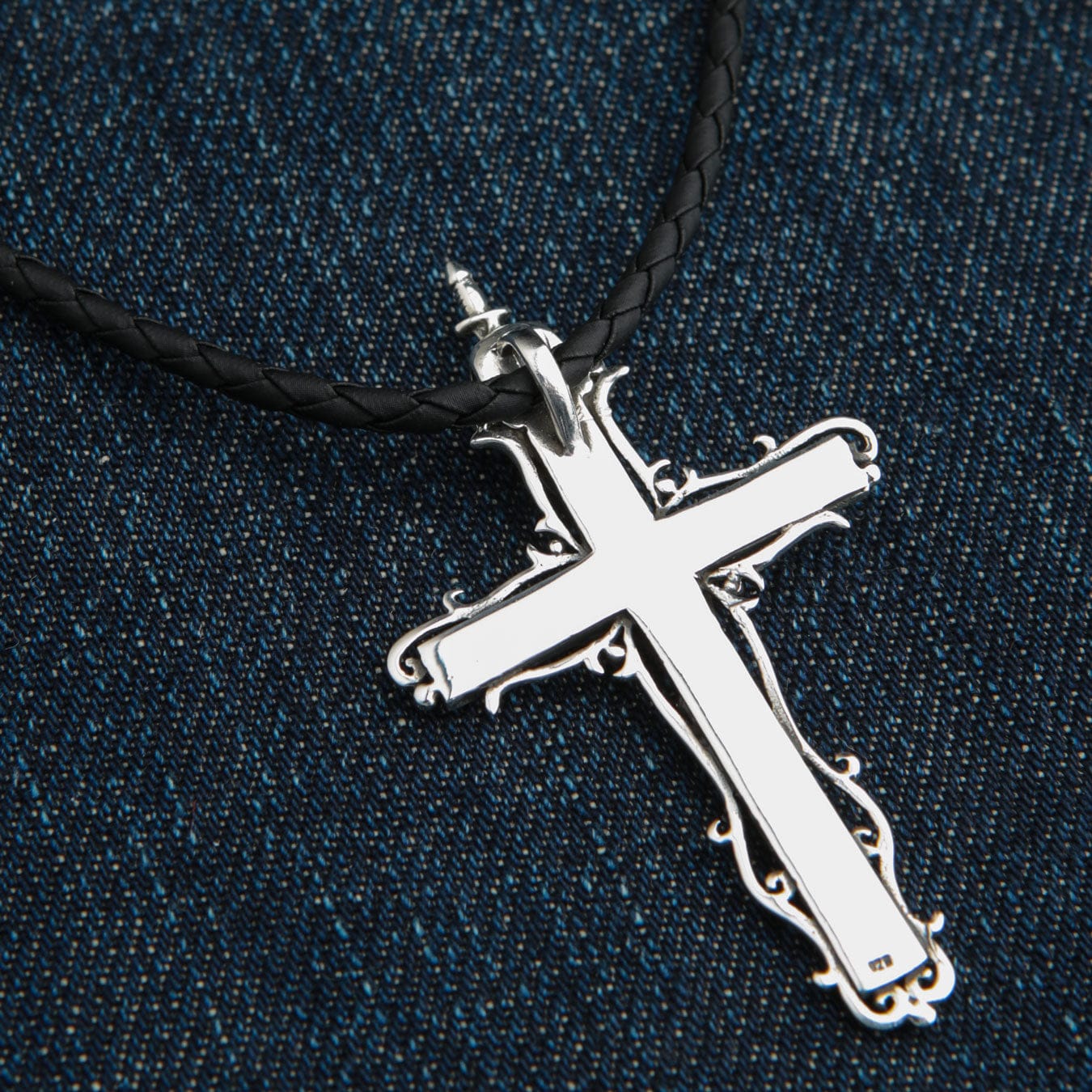 ジーザス スカル クロス ペンダント | シルバーアクセサリー｜