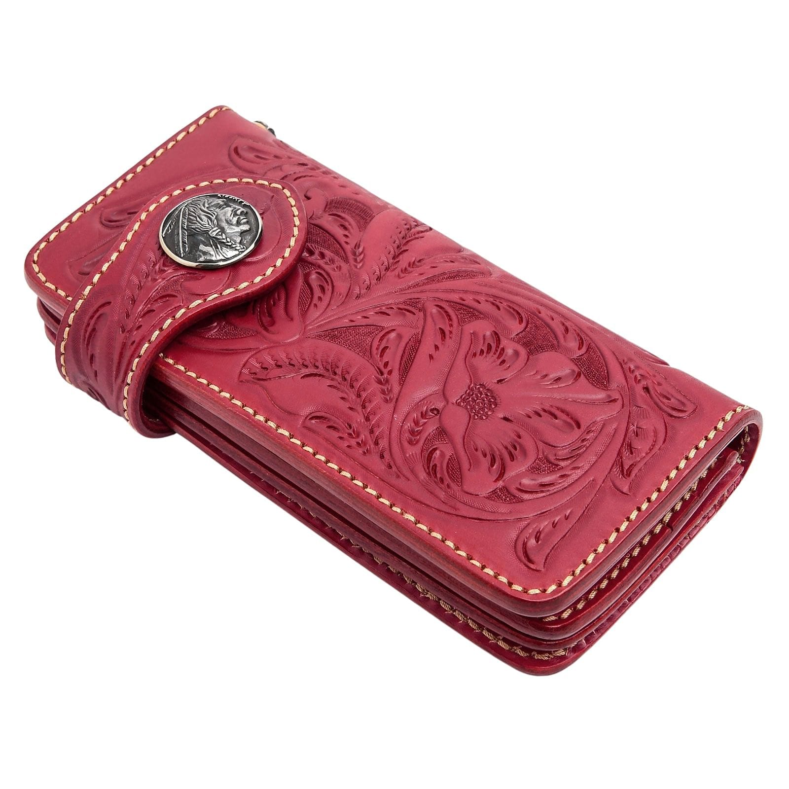long wallet red