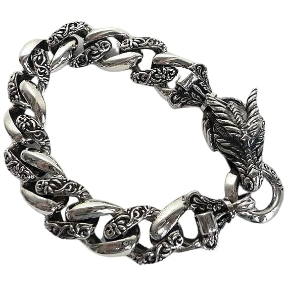 Dragon Bracelet, Dragons Men's Bracelet, Gothic Bracelet, Mens Bracelet,  Stainless Steel Dragon Bracelet, Oxidized Stainless Steel Bracelet - Etsy