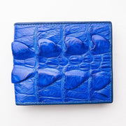 blue crocodile wallet