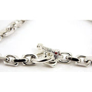skull clasp chain necklace