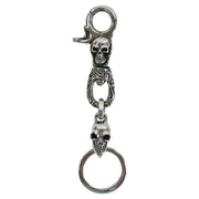 sterlin silver gothic key chain