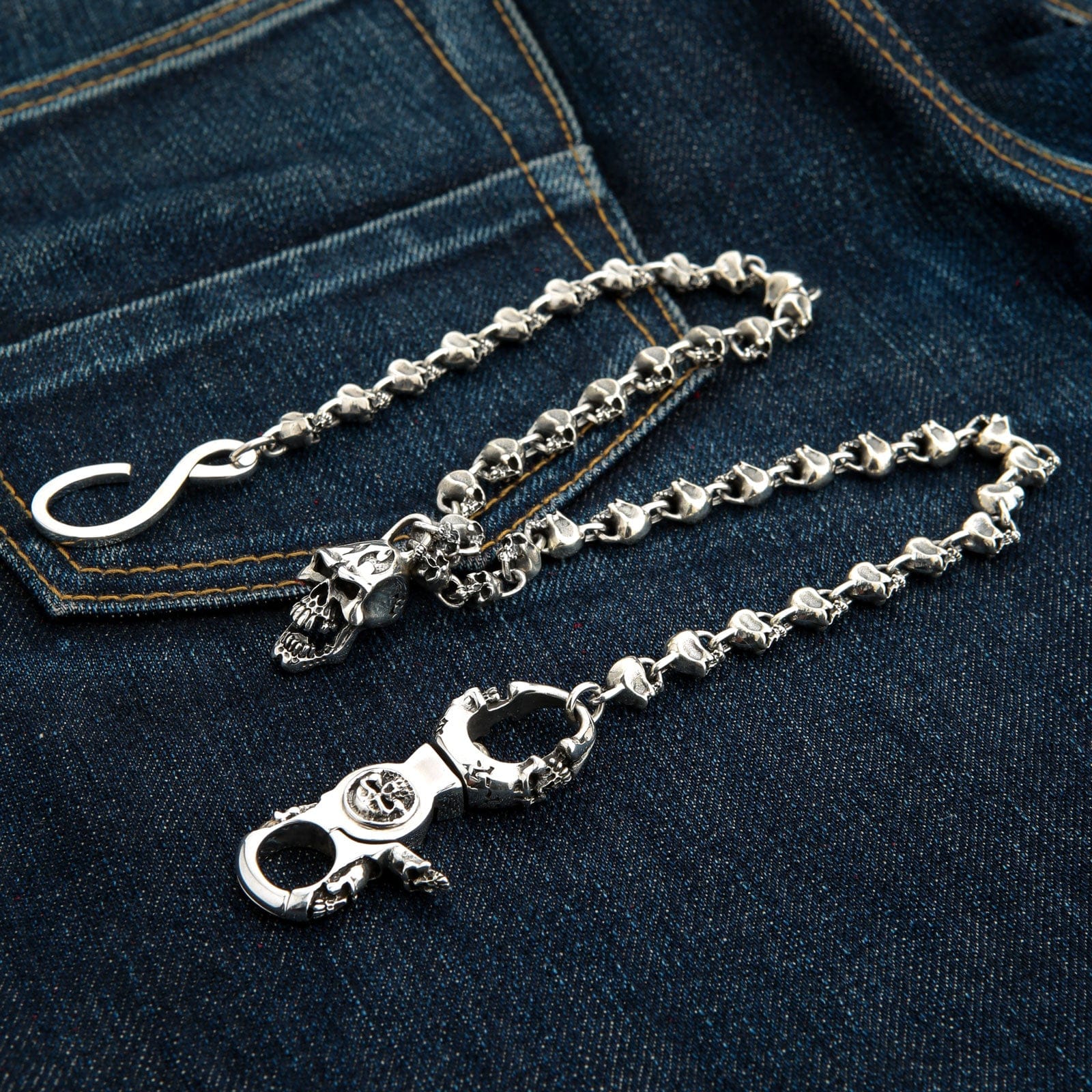 Double Wallet Chain Motorcycle Chain Biker Gift Chain 