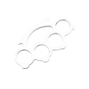 sterling silver small knuckle duster pendant