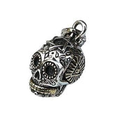 sugar skull steampunk pendant