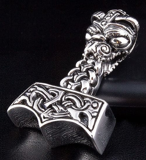 FaithHeart Thors Hammer Celtic Necklace for Men Viking Jewelry Norse  Mythology Amulet Nordic Mjolnir Pendant Gold - Walmart.com