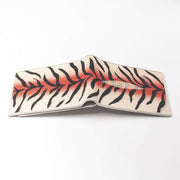 tiger design stingray leather wallet