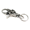 Tribal silver biker nyckelring