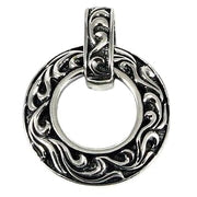 sterling silver tribal pendant